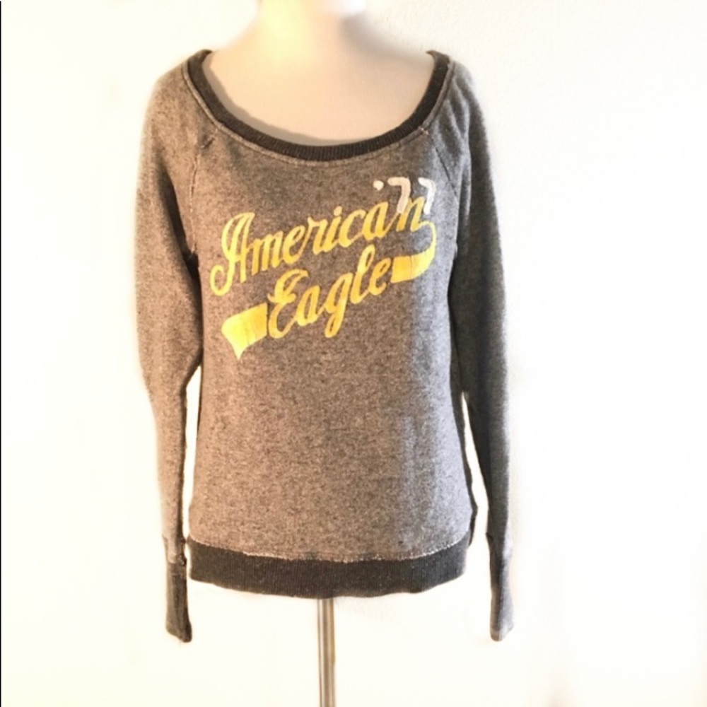 american eagle grey sweatshirt